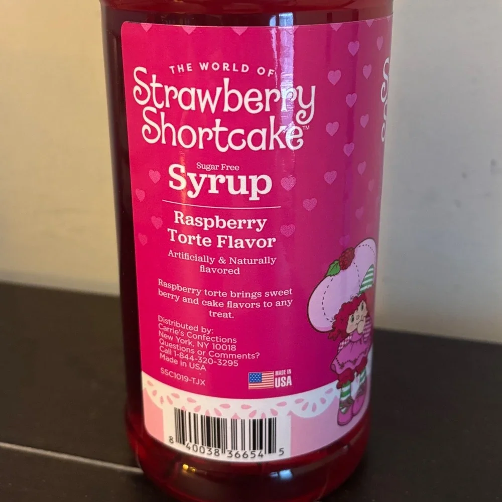 Strawberry Shortcake | Syrup | Raspberry Torte |‎ 1L 33.8 fl oz | NEW